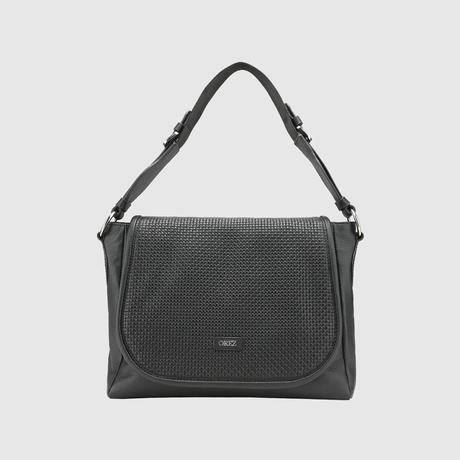 کیف کراس بادی زنانه LOGAN CB-image-color-مشکی - مشکی